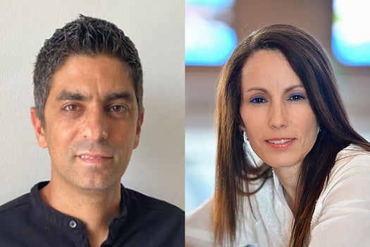 מימין: חנה שראל, צילום: בן ניקסון; עמית דהן, צילום: ליאת דהן